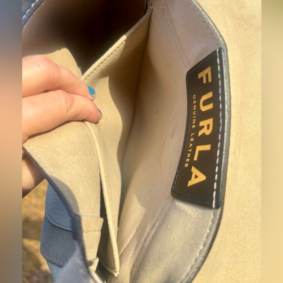 Furla Crossbody Bag in Gray and Cream - Picture 7 of 15